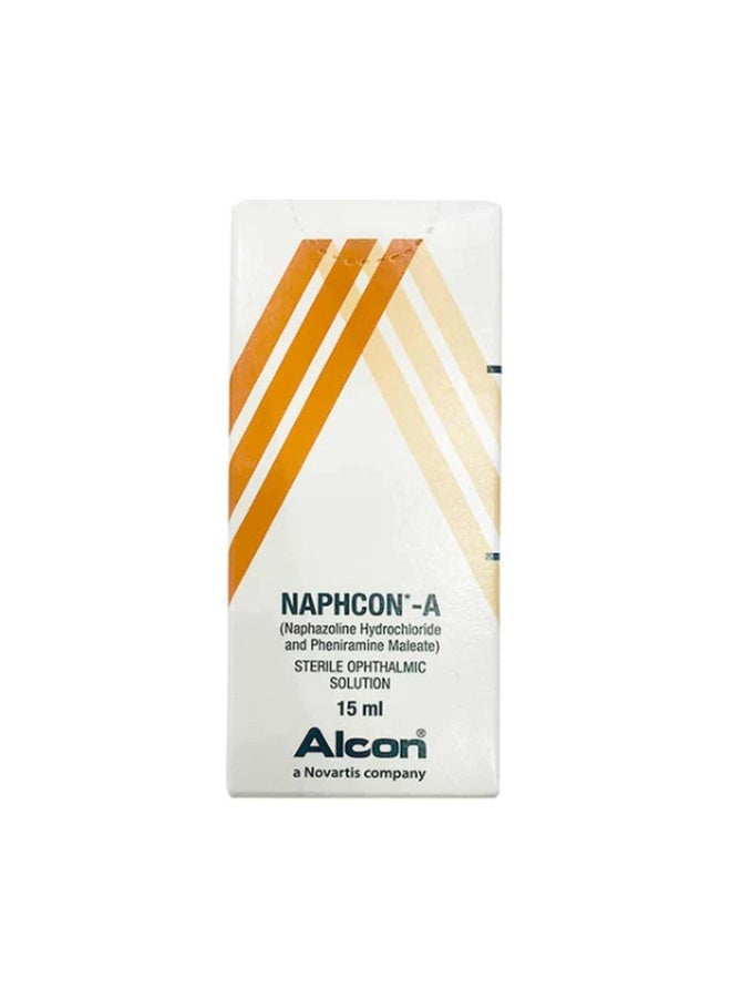 Alcon Naphcon-A Allergy Relief Eye Drops, 0.5-Ounce Bottles